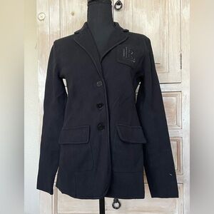 Lauren Ralph Lauren Cotton Blend Monogram blazer